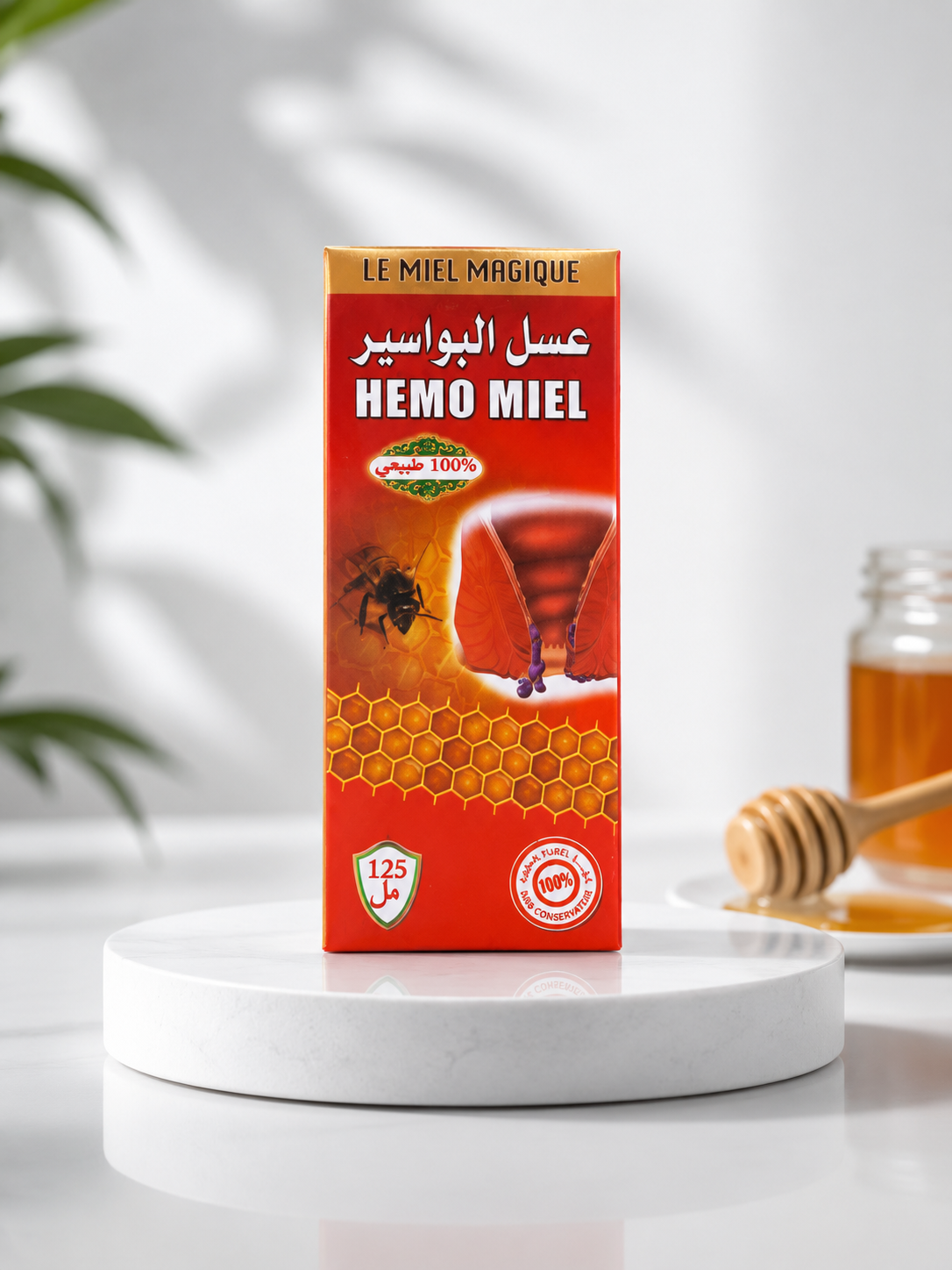 Natural Hemorrhoid Honey - The Effective Herbal Formula for Relieving Hemorrhoid Pain and Inflammation