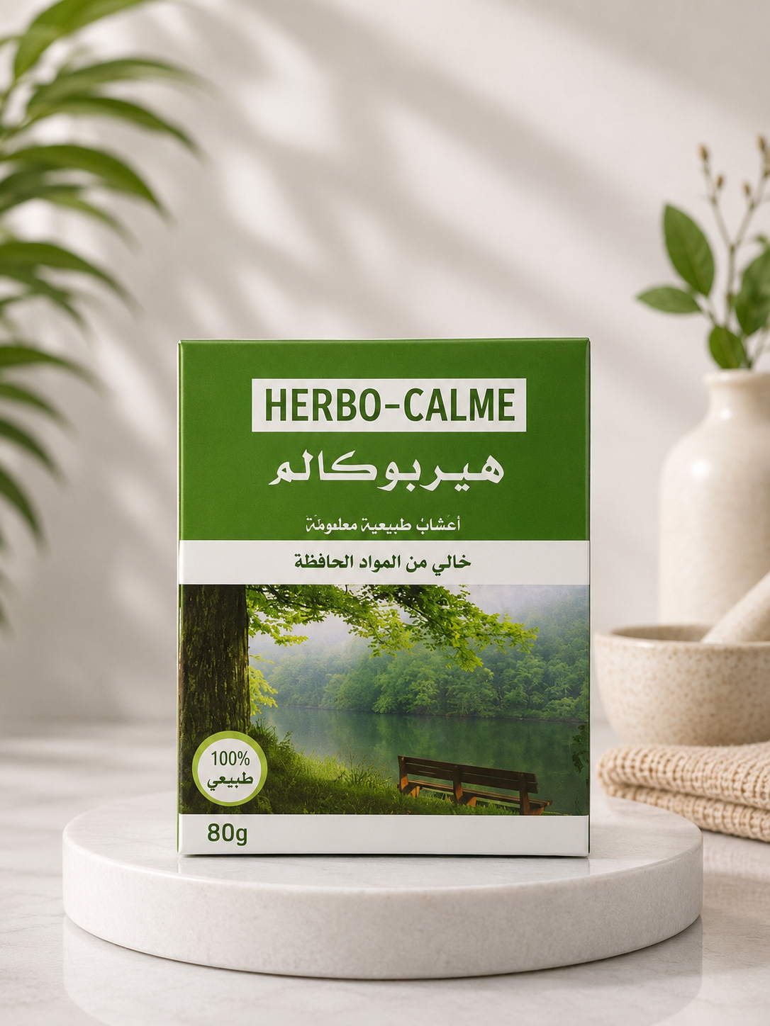 Herbo-Calme Organic Ground Herbs (80g) – The Perfect Blend for Relaxation and Soothing Nerves
