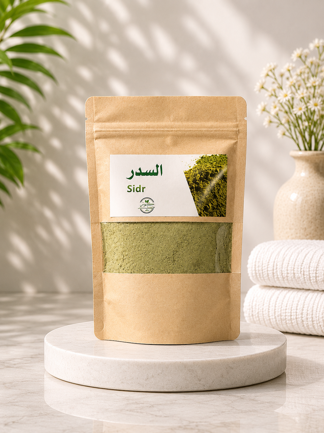 Premium Ground Natural Sidr Powder - Authentic Purity for Intensive Hair and Skin Care