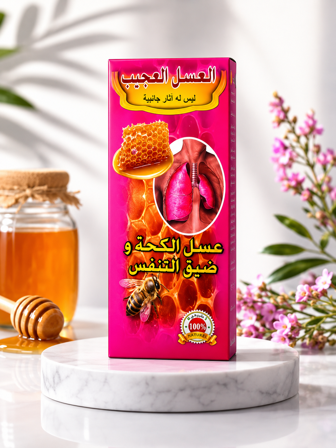 Miraculous Honey - The Effective Natural Formula for Treating Cough, Colds, and Shortness of Breath